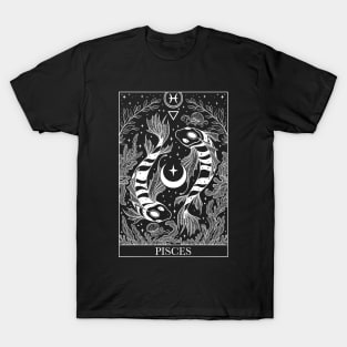 Zodiac sign tarot card Pisces T-Shirt